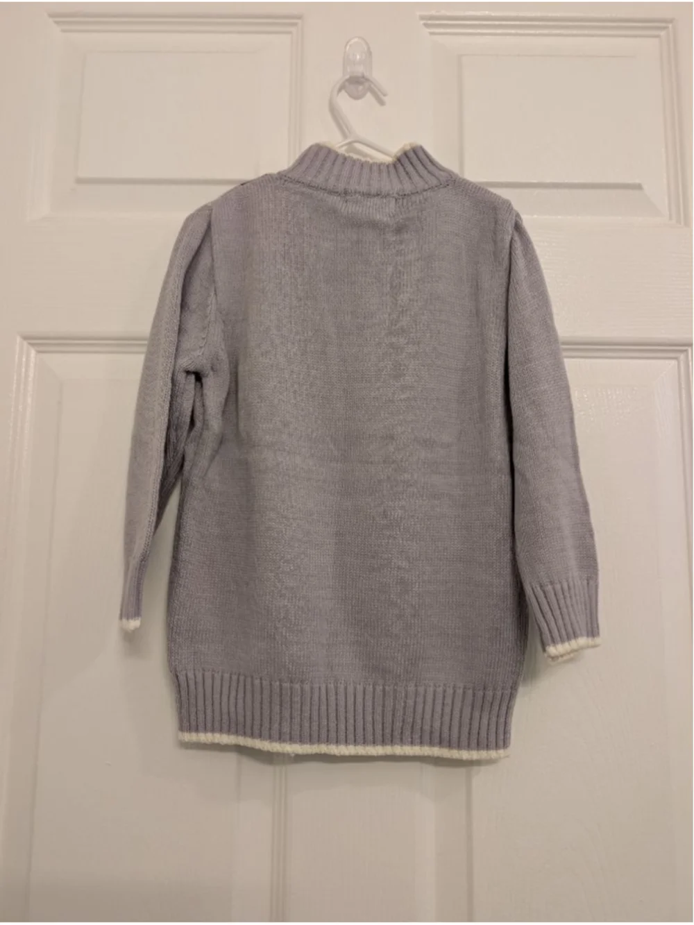 Boys The Children's Place Argyle Quarter-Zip Sweater 4T Lavender Black